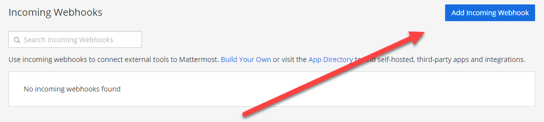 mattermost webhook